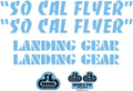 SE Bikes so Cal Flyer Decal Set Sporting Goods > Outdoor Recreation > Cycling > Bicycles SE Racing BLUE  