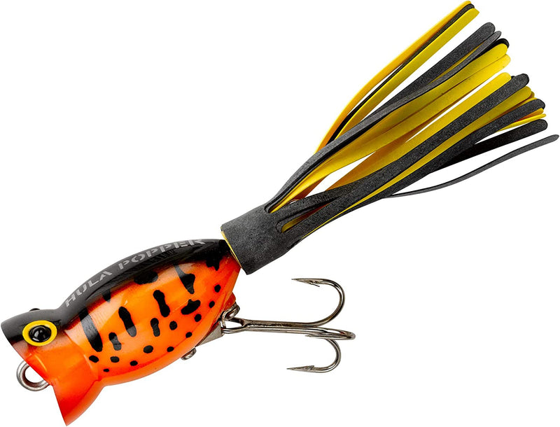 Arbogast Hula Popper Topwater Bass Fishing Lure Sporting Goods > Outdoor Recreation > Fishing > Fishing Tackle > Fishing Baits & Lures Pradco Outdoor Brands Yellow Coach Dog 1 3/4", 1/4 oz 