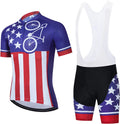 BIKE BEER Army Cycling Jersey Navy Cycling Jersey Set Men'S Cycling Kit Sporting Goods > Outdoor Recreation > Cycling > Cycling Apparel & Accessories BIKE BEER Flag Medium 
