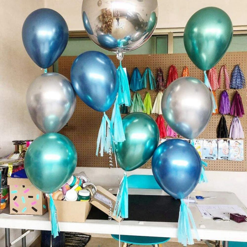 Clearance Sale!50Pcs Thicken Durable Balloon Party Supplies Wedding Birthday Metallic Face Latex Balloons for Holiday Events Party Decoration Gold Arts & Entertainment > Party & Celebration > Party Supplies Abcelit   
