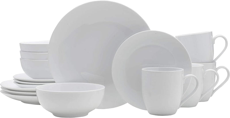 Everyday White by Fitz and Floyd 16 Piece Dinnerware Set, Service for 4 Home & Garden > Kitchen & Dining > Tableware > Dinnerware Lifetime Brands Inc. Dinnerware Set  