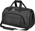 Gym Duffle Bag Waterproof Large Sports Bags Travel Duffel Bags with Shoes Compartment Weekender Overnight Bag Men Women 40L Grey Blue Home & Garden > Household Supplies > Storage & Organization NUBILY Black  