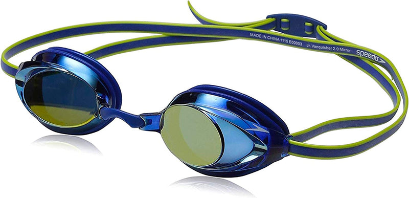 Speedo Unisex-Child Swim Goggles Vanquisher 2.0 Junior Sporting Goods > Outdoor Recreation > Boating & Water Sports > Swimming > Swim Goggles & Masks Speedo Mirrored Blue  