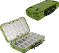 LESOVI Fishing Lure Boxes, -Waterproof Portable Tackle Box Organizer with Storing Tackle Set Plastic Storage - Mini Utility Lures Fishing Box, Small Organizer Box Containers for Trout, Jewelry, Bead… Sporting Goods > Outdoor Recreation > Fishing > Fishing Tackle LESOVI C-Green-L  