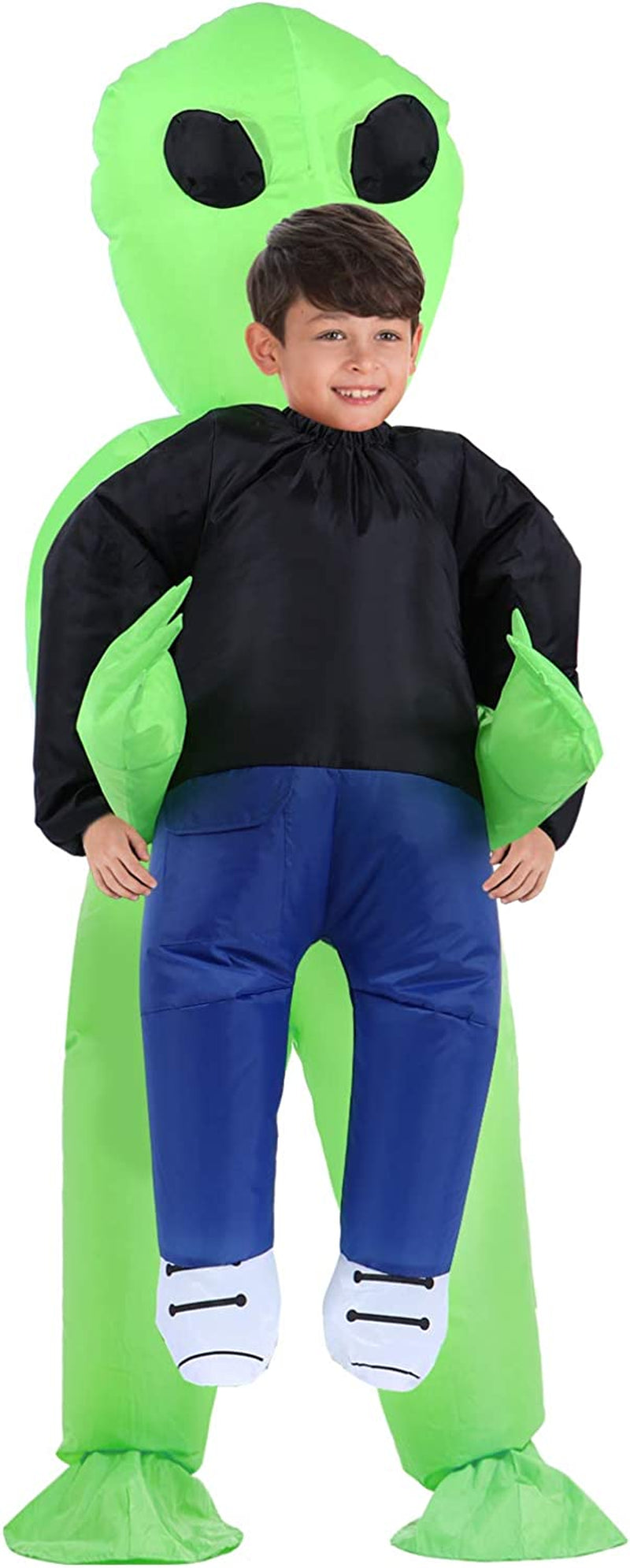 TOLOCO Inflatable Costume for Kid, Inflatable Alien Costume Kids, Alien Holding Person Costume, Halloween Blow up Costume  TOLOCO   