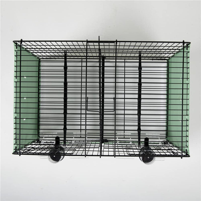 4PCS Stackable Breeding Sideboard Flight Divided Breeder Bird Cage for Small Canaries,Parrotlet,,Finch,Lovebird with Rich Food Drink Accessories Animals & Pet Supplies > Pet Supplies > Bird Supplies > Bird Cages & Stands Aimayz   