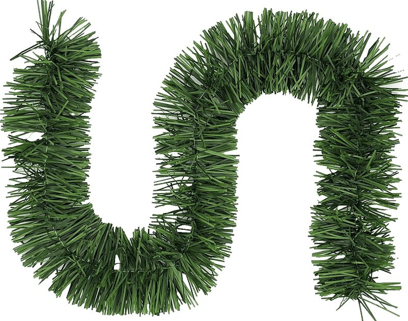 50 Foot Garland for Christmas Decorations - Non-Lit Soft Green Holiday Decor for Outdoor or Indoor Use - Premium Quality Home Garden Artificial Greenery, or Wedding Party Decorations (Pack of 1) Home & Garden > Decor > Seasonal & Holiday Decorations& Garden > Decor > Seasonal & Holiday Decorations Celebrate A Holiday   