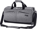 Kuston Sports Gym Bag with Shoes Compartment &Wet Pocket Gym Duffel Bag Overnight Bag for Men and Women-Green Home & Garden > Household Supplies > Storage & Organization Kuston grey  