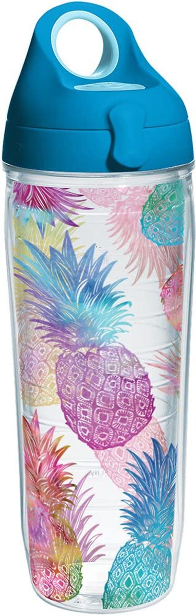 Tervis Watercolor Pineapples Tumbler with Wrap and Turquoise Lid 16Oz, Clear Home & Garden > Kitchen & Dining > Tableware > Drinkware Tervis Classic 24oz Water Bottle 