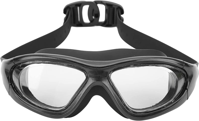 SUNGOOYUE Adult Swimming Goggles, No Leaking anti Fog Lens Swimming Glasses with UV Protection for Swimming Equipment Sporting Goods > Outdoor Recreation > Boating & Water Sports > Swimming SUNGOOYUE Black  