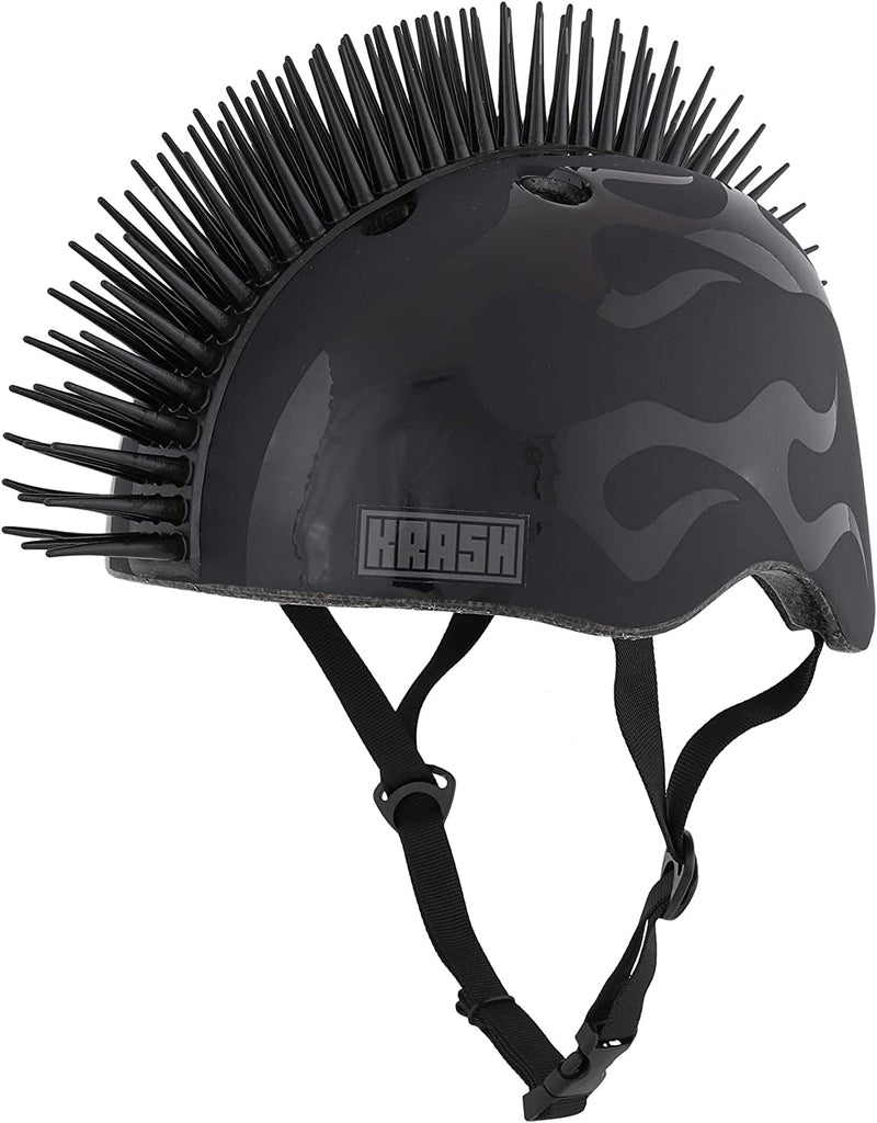 Krash! Youth 8+ Mohawk Helmets Sporting Goods > Outdoor Recreation > Cycling > Cycling Apparel & Accessories > Bicycle Helmets C-Preme Ghost Flame  