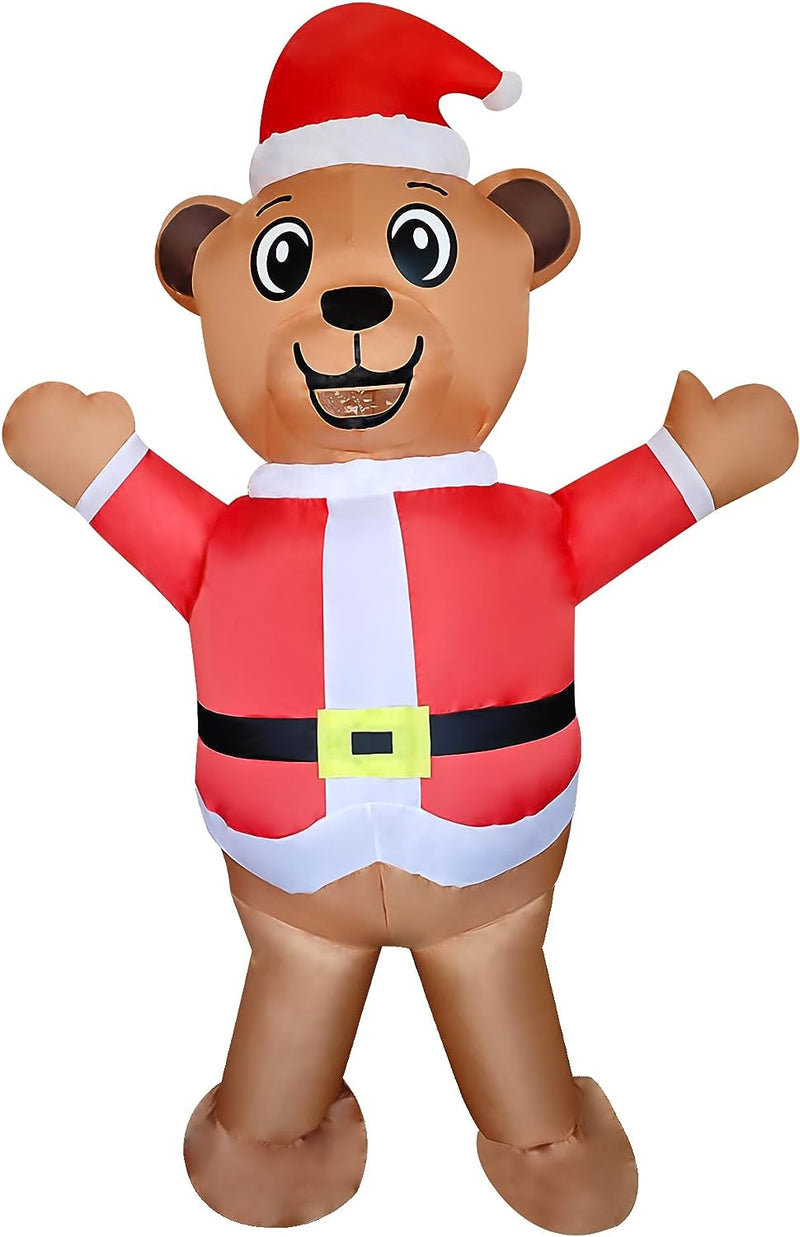 Nisotieb Supper Funny Halloween Inflatable Costume Halloween Blow-Up Costume for Adult Halloween Costume/Christmas Party  NiSotieb Cute Bear  