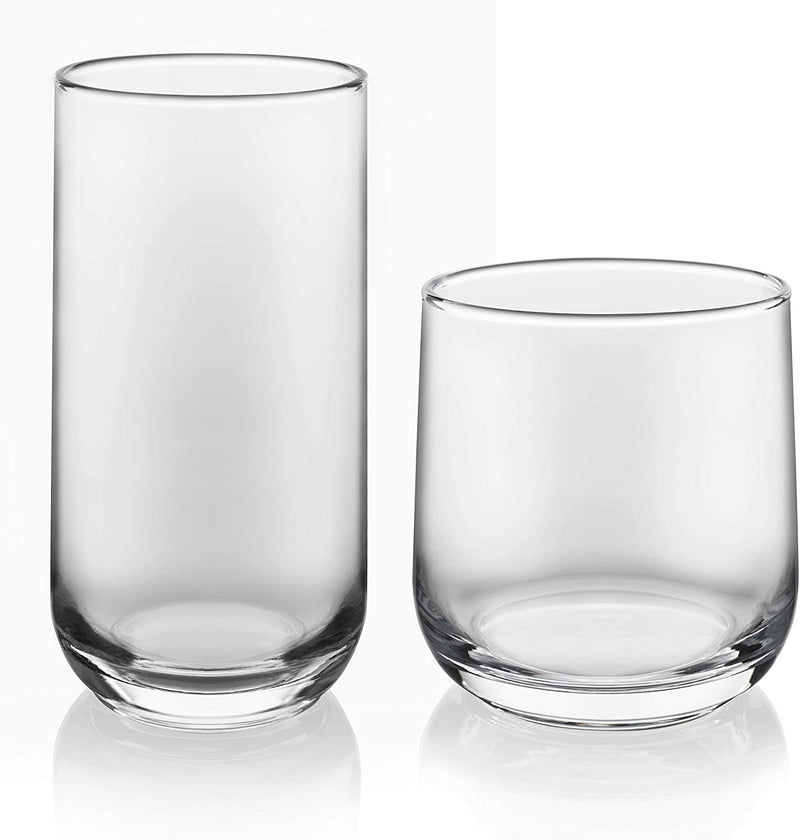 Libbey Ascent 16-Piece Tumbler and Rocks Glass Set Home & Garden > Kitchen & Dining > Tableware > Drinkware Libbey   
