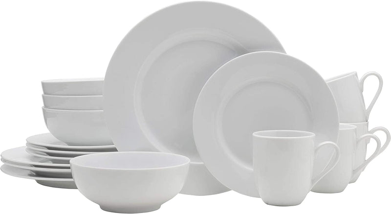 Everyday White by Fitz and Floyd Classic Rim 16 Piece Dinnerware Set, Service for 4 Home & Garden > Kitchen & Dining > Tableware > Dinnerware Lifetime Brands Inc. Dinnerware Set  