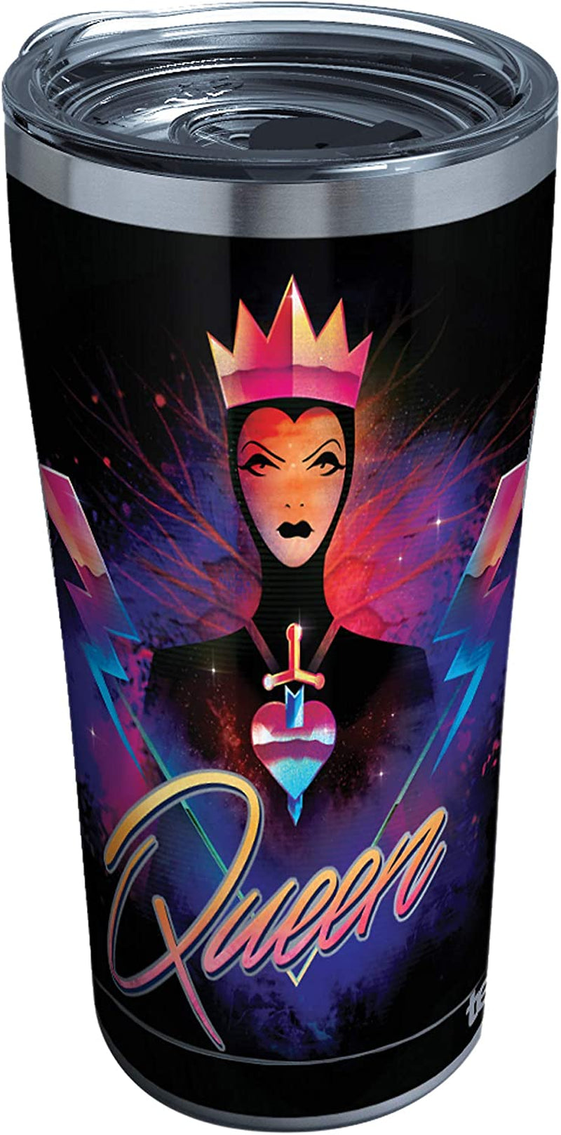 Tervis Triple Walled Disney Villains Insulated Tumbler Cup Keeps Drinks Cold & Hot, 20Oz, Maleficent Home & Garden > Kitchen & Dining > Tableware > Drinkware Tervis Queen 20oz 