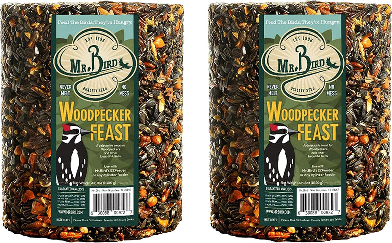 Mr. Bird Woodpecker Feast Birdseed Large Cylinder 4 Lbs. 2 Oz. Animals & Pet Supplies > Pet Supplies > Bird Supplies > Bird Food Mr. Bird 2  