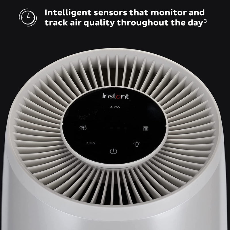 Instant HEPA Quiet Air Purifier, from the Makers of Instant Pot with Plasma Ion Technology for Rooms up to 630Ft2; Removes 99% of Dust, Smoke, Odors, Pollen & Pet Hair, for Bedrooms & Offices, Pearl Home & Garden > Household Supplies > Storage & Organization Instant   