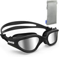 Swim Goggles, OMID Comfortable Polarized Anti-Fog Swimming Goggles for Adult Sporting Goods > Outdoor Recreation > Boating & Water Sports > Swimming > Swim Goggles & Masks OMID E-polarized Mirrored Silver - All Black Frame  