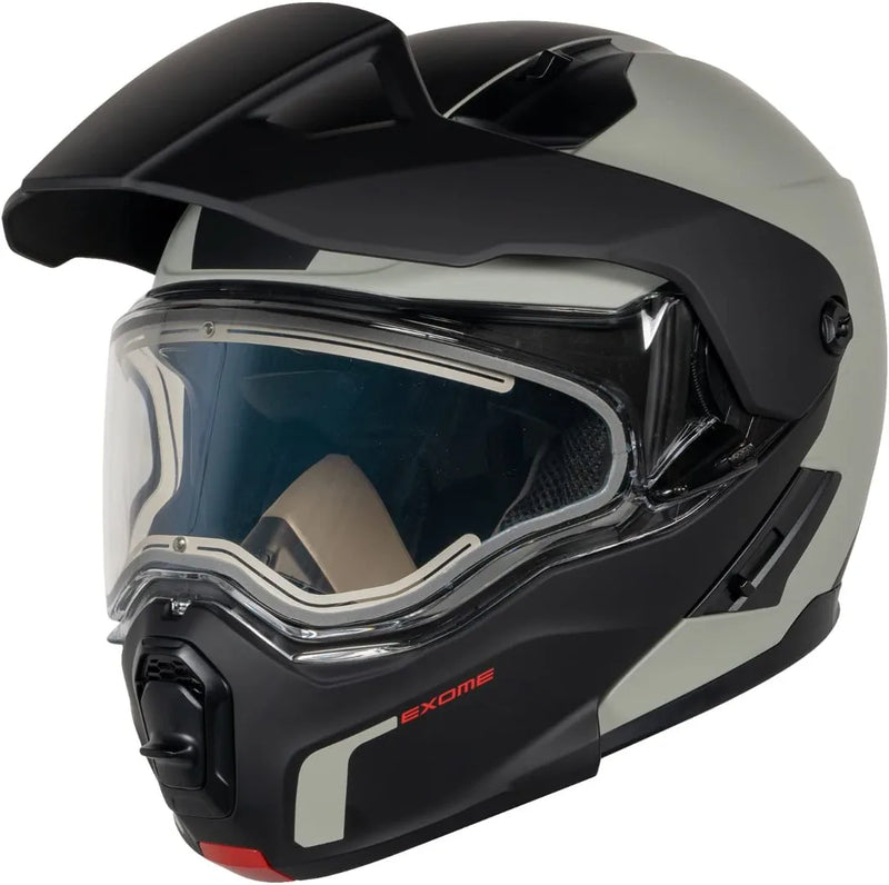 Ski-Doo Exome Sport Radiant Helmet (DOT) Sporting Goods > Outdoor Recreation > Cycling > Cycling Apparel & Accessories > Bicycle Helmets Ski-Doo Grey Small 