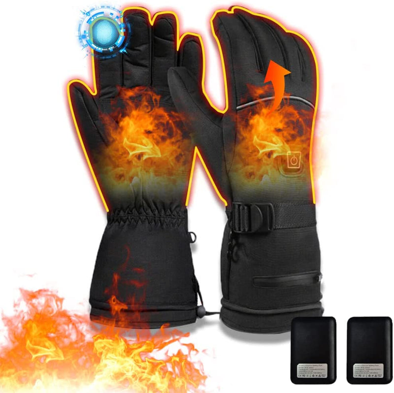 Dsstyles Electric Heated Gloves for Men and Women, Finger and Hand Warmers, Winter Waterproof Touchscreen Gloves for Cycling Motorcycle Hiking Skiing Skating Fishing Hunting and Outdoor Work(Xl) Sporting Goods > Outdoor Recreation > Boating & Water Sports > Swimming > Swim Gloves DSstyles Gloves +5v (4000ma) X-Large 