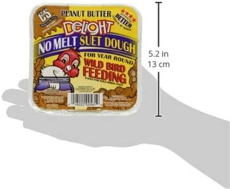 C&S Peanut Butter Delight No Melt Suet Dough 11.75 Ounces, 12 Pack Animals & Pet Supplies > Pet Supplies > Bird Supplies > Bird Food Central Garden & Pet   