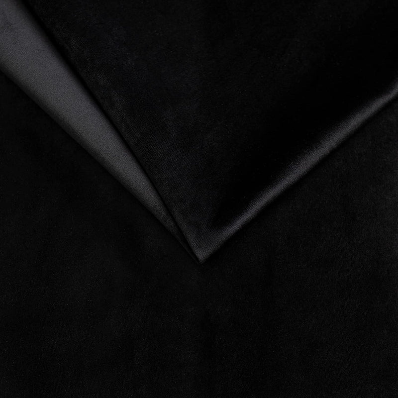 MASTERS of COVERS Snug Fit Classic Velvet Klippan Loveseat Slipcover for the IKEA 2 Seater Klippan Loveseat Sofa Cover Replacement (Black, Velvet) Home & Garden > Decor > Chair & Sofa Cushions MASTERS OF COVERS   