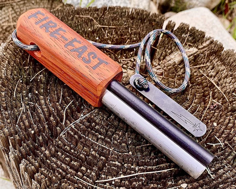 Fire-Fast Trekker. Best Emergency Waterproof Survival Fire Starter. Magnesium and Euro Fire Steel Ferro Rod. Compact Durable Tool for Bushcraft, Camping, Backpacking, Hiking, Hunting, or Bug Out Bag Sporting Goods > Outdoor Recreation > Fishing > Fishing Rods FFI Inc.   