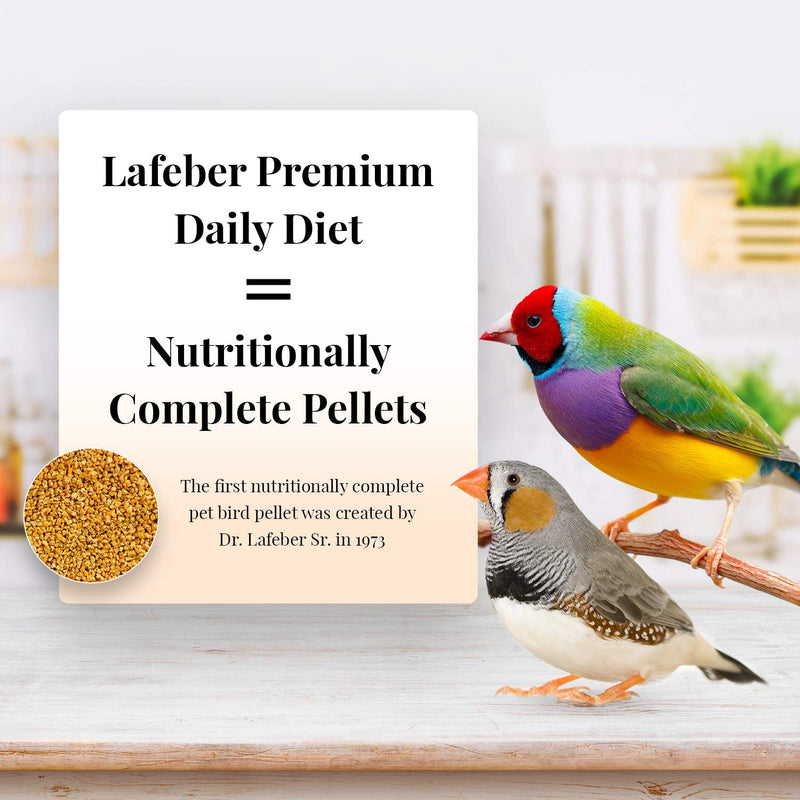 Lafeber Premium Daily Diet Pellets Pet Bird Food, Made with Non-Gmo and Human-Grade Ingredients, for Finches, 5 Lb Animals & Pet Supplies > Pet Supplies > Bird Supplies > Bird Food Lafeber   