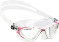 Cressi Adult Swim Goggles with Long Lasting Anti-Fog Technology - Planet: Made in Italy Sporting Goods > Outdoor Recreation > Boating & Water Sports > Swimming > Swim Goggles & Masks Cressi Clear/White/Pink Clear Lens 