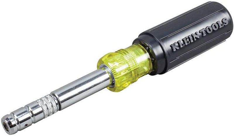 Klein Tools 32596 Multi-Bit Screwdriver /Nut Driver, Magnetic 8-In-1 HVAC Slide Drive Tool with Hex, Phillips, Schrader Bits, Nut Drivers Sporting Goods > Outdoor Recreation > Fishing > Fishing Rods Klein Tools 8-in-1  