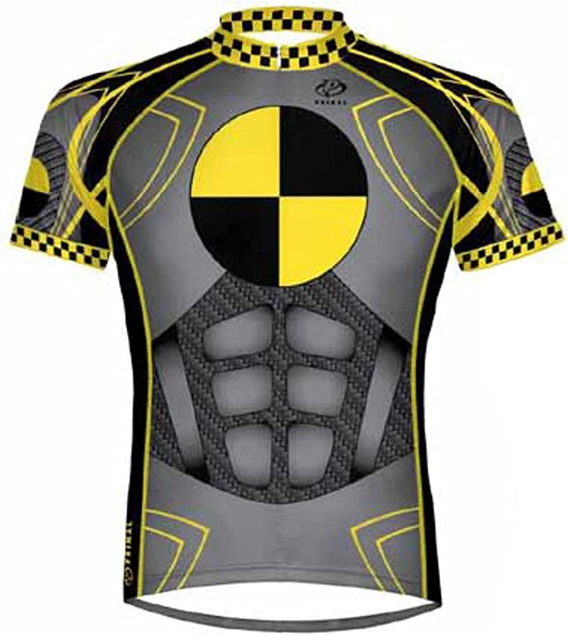 Primal Wear Crash Test Dummy Cycling Jersey Men'S Short Sleeve Sporting Goods > Outdoor Recreation > Cycling > Cycling Apparel & Accessories Primal Wear Large  