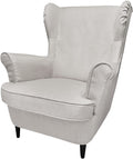 CRIUSJA Chair Cover for IKEA Strandmon Armchair, Couch Cover for Living Room, Armchair Sofa Slipcover (8018-16, Armchair Cover) Home & Garden > Decor > Chair & Sofa Cushions CRIUSJA S-14  
