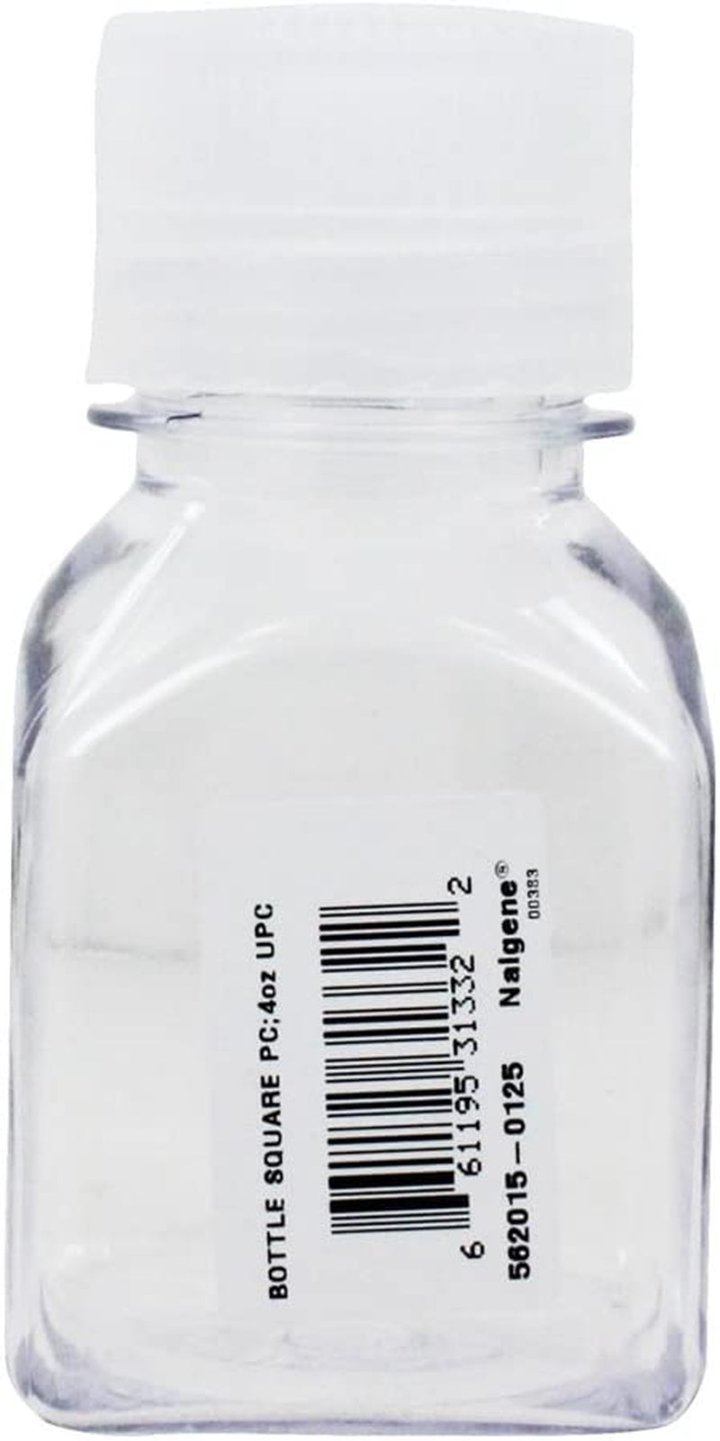 Nalgene - Transparent Lexan Square Storage Bottle - 4 Oz.