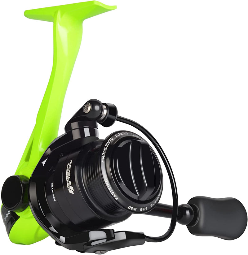 Kastking Royale Legend II Ice Fishing Reel – 5.1:1 Spinning Reel Designed for Ice Fishing, 5 + 1 BB, Size 500 Ultra Smooth Only 5.8 Oz Light Weight Ice Spinning Reels Sporting Goods > Outdoor Recreation > Fishing > Fishing Reels KastKing A: Ultralight/Ice Fishing-Size 500-Green  