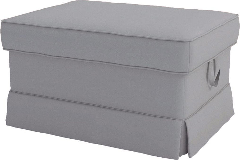 Custom Slipcover Replacement Cotton Ektorp Loveseat Cover Replacement Is Made Compatible for IKEA Ektorp Loveseat Sofa Slipcover(Coffee Loveseat) Home & Garden > Decor > Chair & Sofa Cushions Custom Slipcover Replacement Polyester Gray Ottoman  