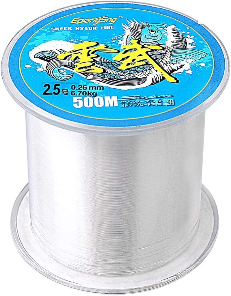 547 Yards Clear Fishing Line, Monofilament Fishing Wire Invisible Nylon Fish String for Hanging Decoration Balloon Garland