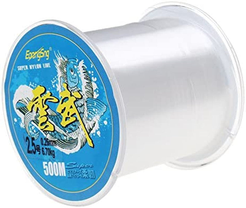 547 Yards Clear Fishing Line, Monofilament Fishing Wire Invisible Nylon Fish String for Hanging Decoration Balloon Garland Sporting Goods > Outdoor Recreation > Fishing > Fishing Lines & Leaders Color Scissor   