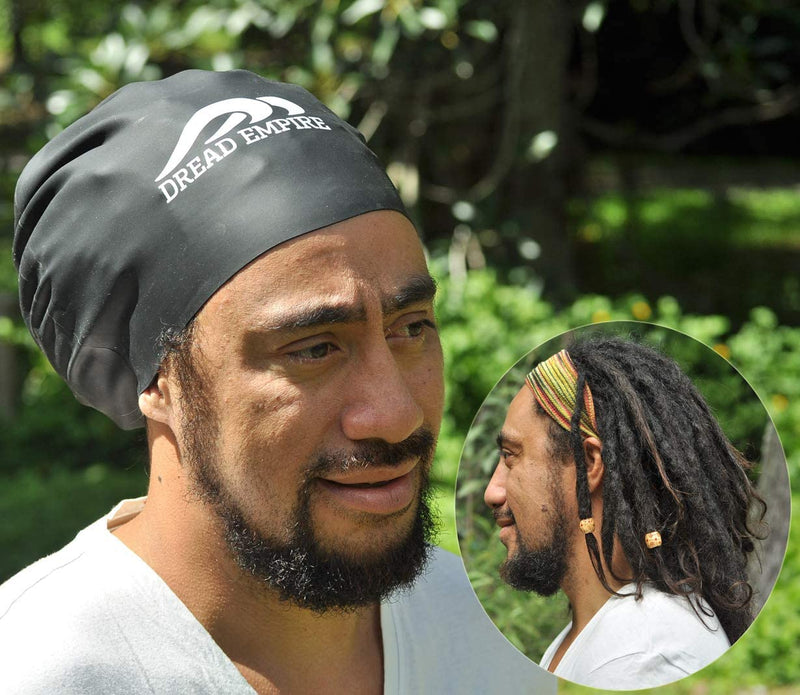 Swim Cap (New & Improved Design) for Dreadlocks & Braids (Large & XL) Sporting Goods > Outdoor Recreation > Boating & Water Sports > Swimming > Swim Caps The Dread Shop Black X-Large 