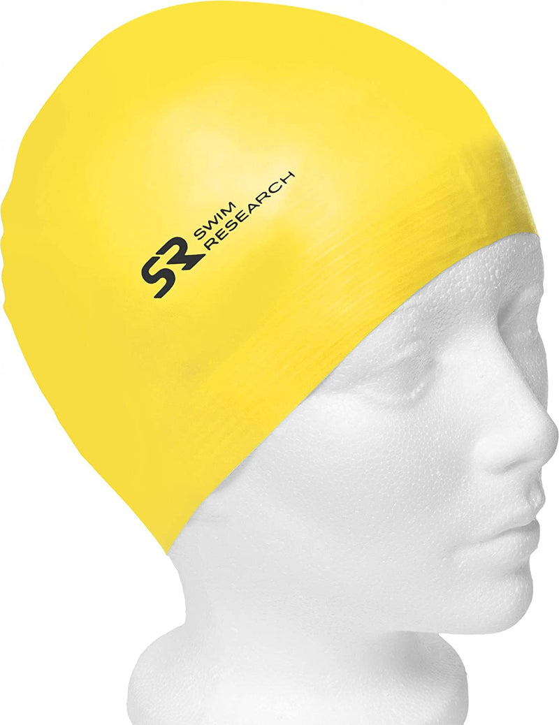 Swim Research Durable Solid Latex Swim Cap Sporting Goods > Outdoor Recreation > Boating & Water Sports > Swimming > Swim Caps Swim Research Yellow-3PK  
