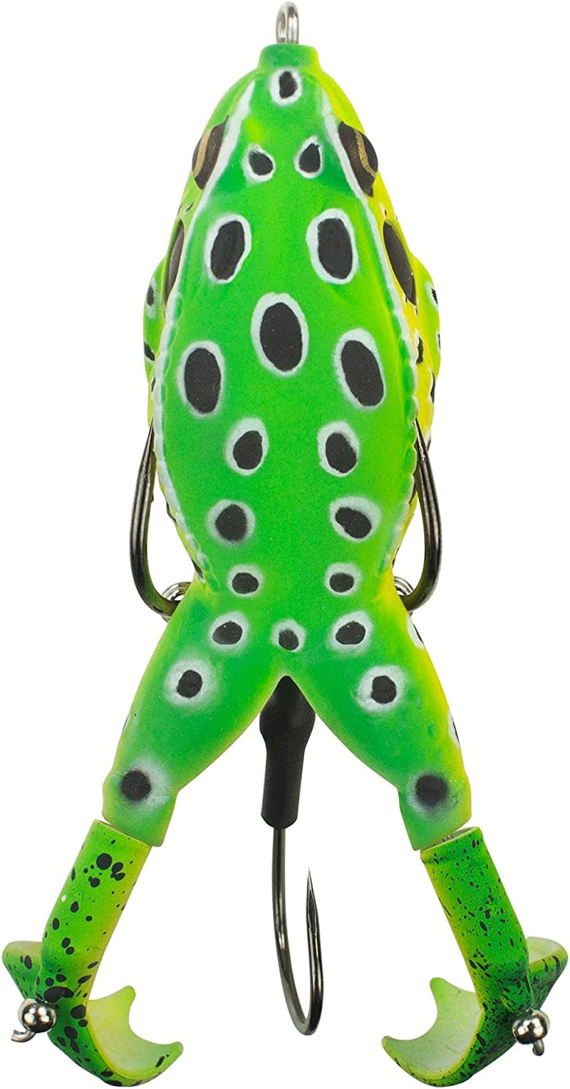 Lunkerhunt Prop Frog – Freshwater Fishing Lure with Realistic Design, Weighs ½ Oz, 3.5” Length Sporting Goods > Outdoor Recreation > Fishing > Fishing Tackle > Fishing Baits & Lures Lunkerhunt Leopard  