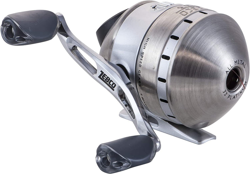 Zebco 33 Platinum Spincast Reel, 5 Ball Bearings (4 + Clutch), Instant Anti-Reverse with a Smooth Dial-Adjustable Drag, Powerful All-Metal Gears and Spooled with 10-Pound Cajun Line Sporting Goods > Outdoor Recreation > Fishing > Fishing Reels Zebco Platinum Reel (2014)  