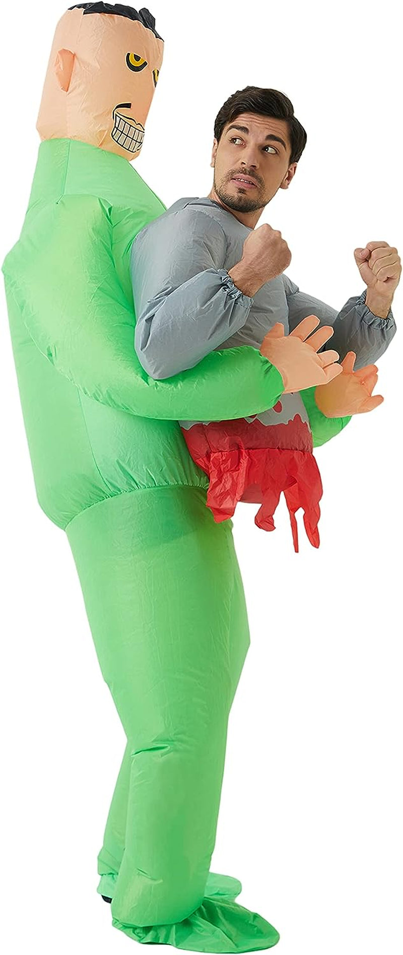 Nisotieb Supper Funny Halloween Inflatable Costume Halloween Blow-Up Costume for Adult Halloween Costume/Christmas Party  NiSotieb Killer  
