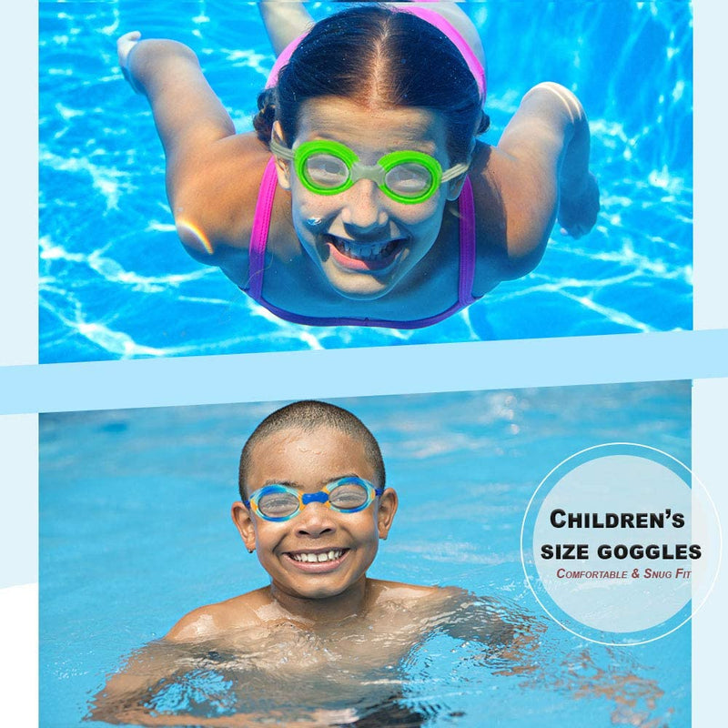Splaqua Kids Swim Goggles for Boys, Girls- Adjustable Straps- UV Protection Swimming Goggle Sporting Goods > Outdoor Recreation > Boating & Water Sports > Swimming > Swim Goggles & Masks Splaqua   