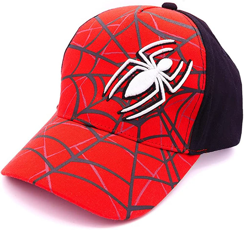 Marvel Spiderman Hat for Boys, Breathable Spiderman Baseball Cap for Toddlers, Boys Ages 3-9 Sporting Goods > Outdoor Recreation > Winter Sports & Activities Marvel 579  