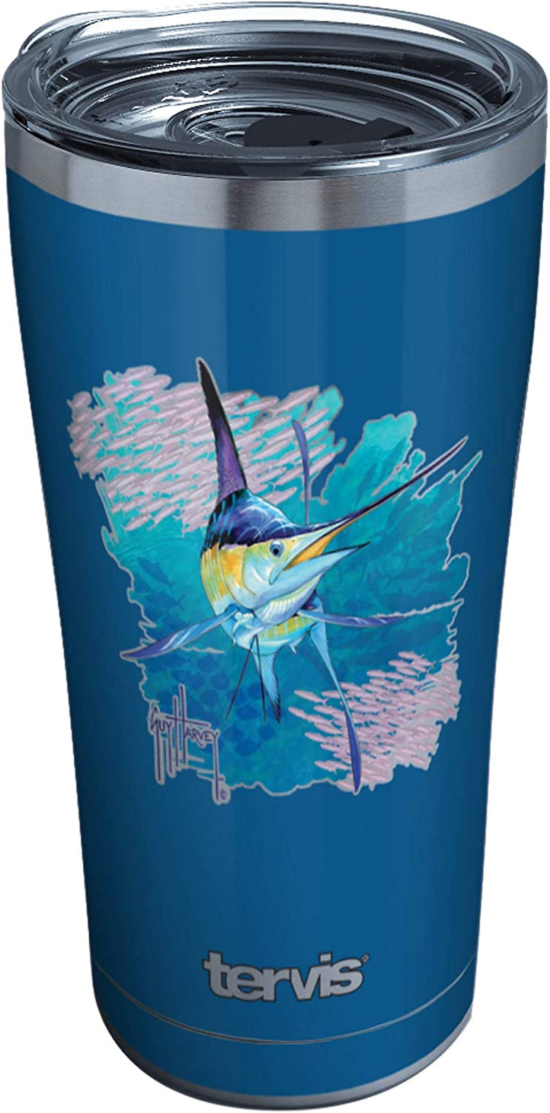 Tervis Made in USA Double Walled Guy Harvey - Offshore Haul Marlin Insulated Tumbler Cup Keeps Drinks Cold & Hot, 16Oz Mug, Classic Home & Garden > Kitchen & Dining > Tableware > Drinkware Tervis Stainless Steel 20oz 