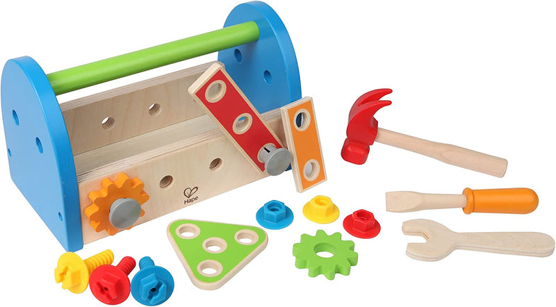 Hape Fix It Kid'S Wooden Tool Box and Accessory Play Set