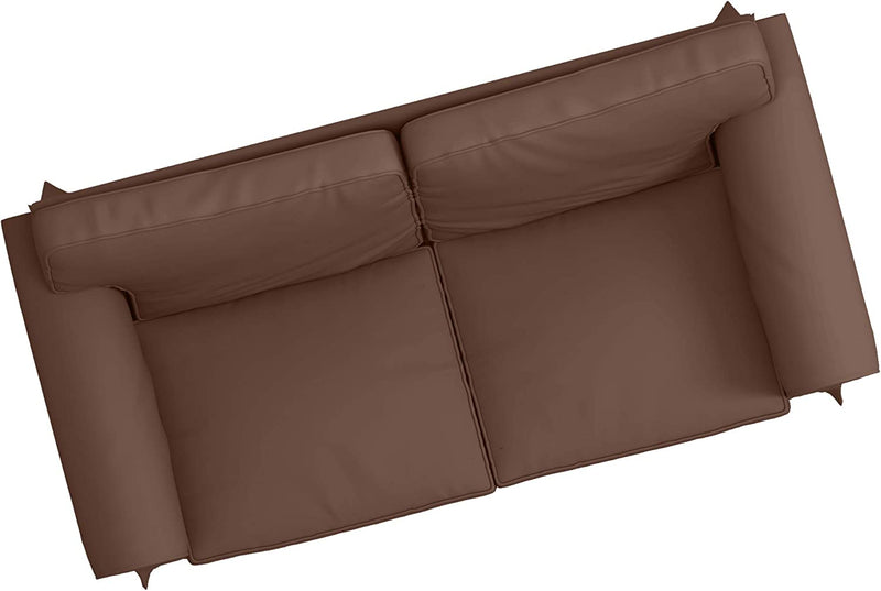 Custom Slipcover Replacement Cotton Ektorp Loveseat Cover Replacement Is Made Compatible for IKEA Ektorp Loveseat Sofa Slipcover(Coffee Loveseat) Home & Garden > Decor > Chair & Sofa Cushions Custom Slipcover Replacement   