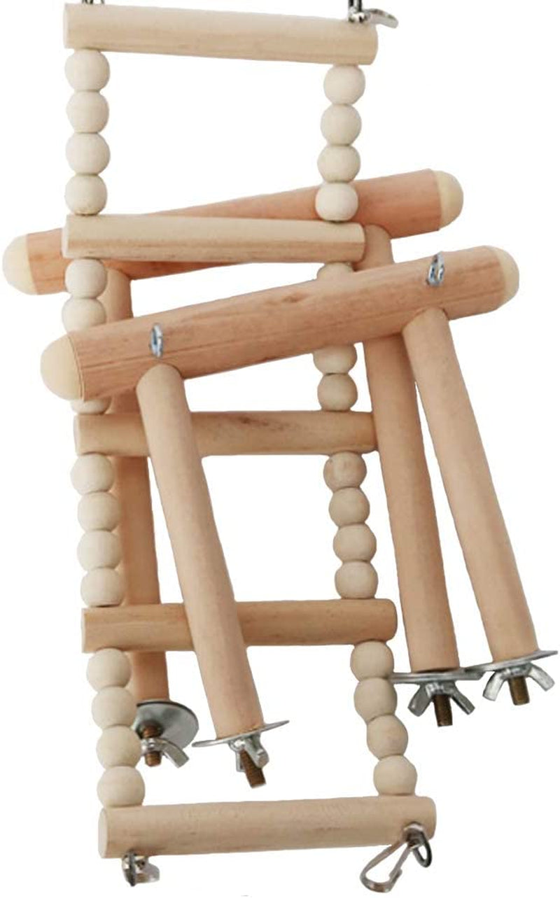 Kathson Wooden Bird Ladders, Bird Perches Stand Parrot Step Ladders Toys Birdcage Top Play Gyms Playground Stands Animals & Pet Supplies > Pet Supplies > Bird Supplies > Bird Toys kathson   