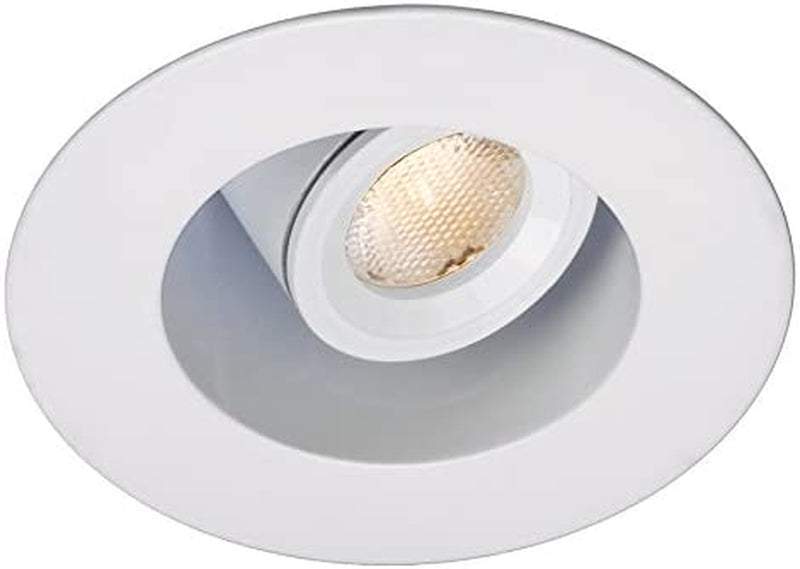 WAC Lighting HR-LED212E-30-WT White Ledme 1" Adjustable round Miniature Recessed Downlight 3000K Soft Home & Garden > Lighting > Flood & Spot Lights WAC Lighting   
