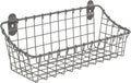 Spectrum Diversified Vintage Large Cabinet & Wall-Mounted Basket for Storage & Organization Rustic Farmhouse Decor, Sturdy Steel Wire Storage Bin, Industrial Gray Sporting Goods > Outdoor Recreation > Fishing > Fishing Rods Firemall LLC Industrial Gray Pack of 1 Small